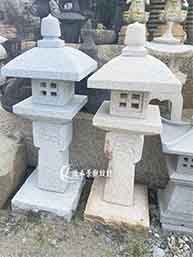 日式造型石燈